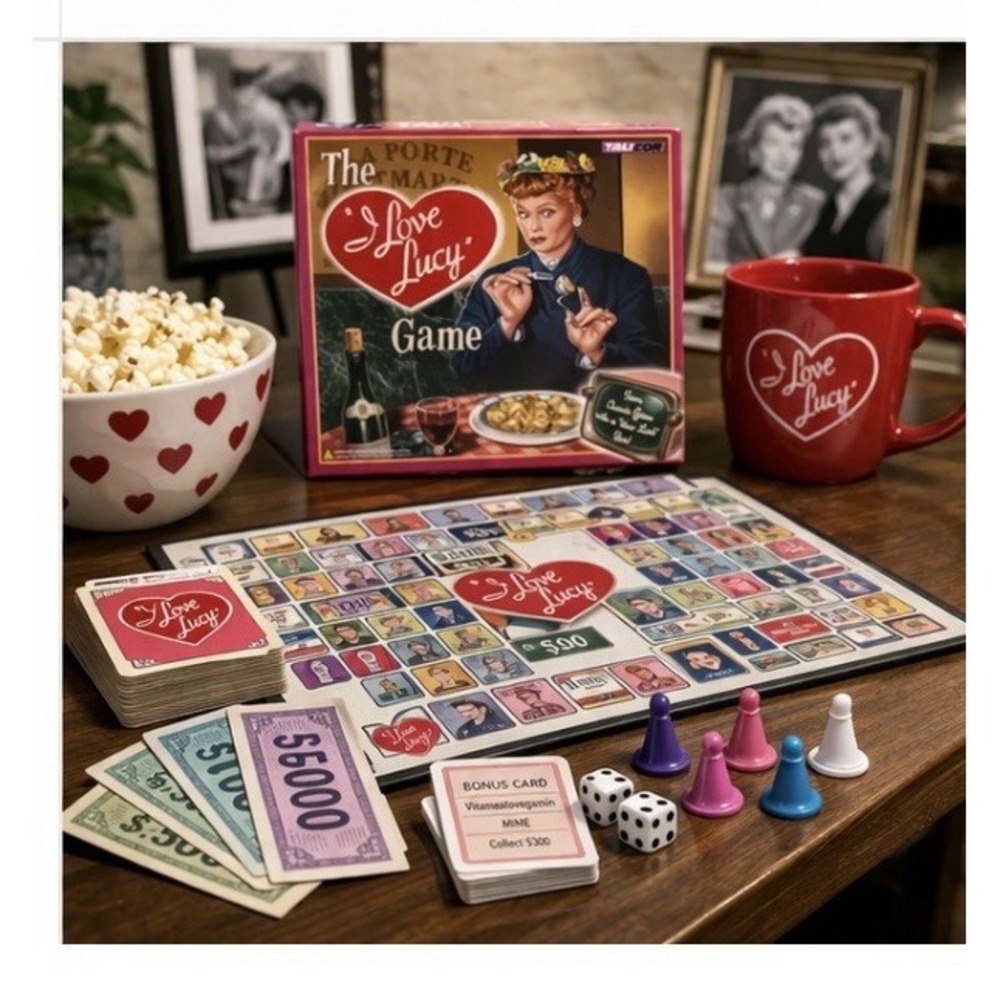 I Love Lucy Game Board Game Talicor 2008 Sealed NIB TV Show Collectible 2-4 Play